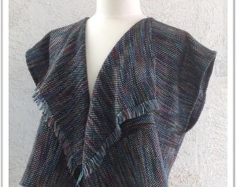 Judi Vest PDF Weaving Pattern for 15" Rigid Heddle Loom or Larger, Instant Download