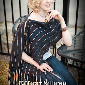 3-Button Wrap Revisited PDF Pattern Download for Rigid Heddle Loom & 2 or 4-Harness Loom