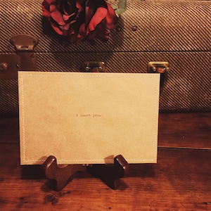 Ich liebe Sie Postkarte
