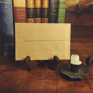 extravagante Dankeschön-Postkarte