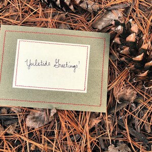 Weihnachtliche Grüße-Postkarte
