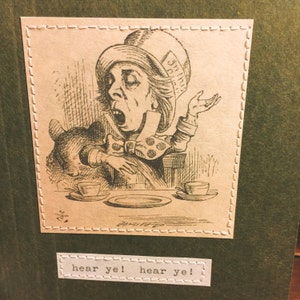 Mad Hatter Alice in Wonderland Greeting Card image 2