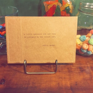 Willy Wonka-Postkarte