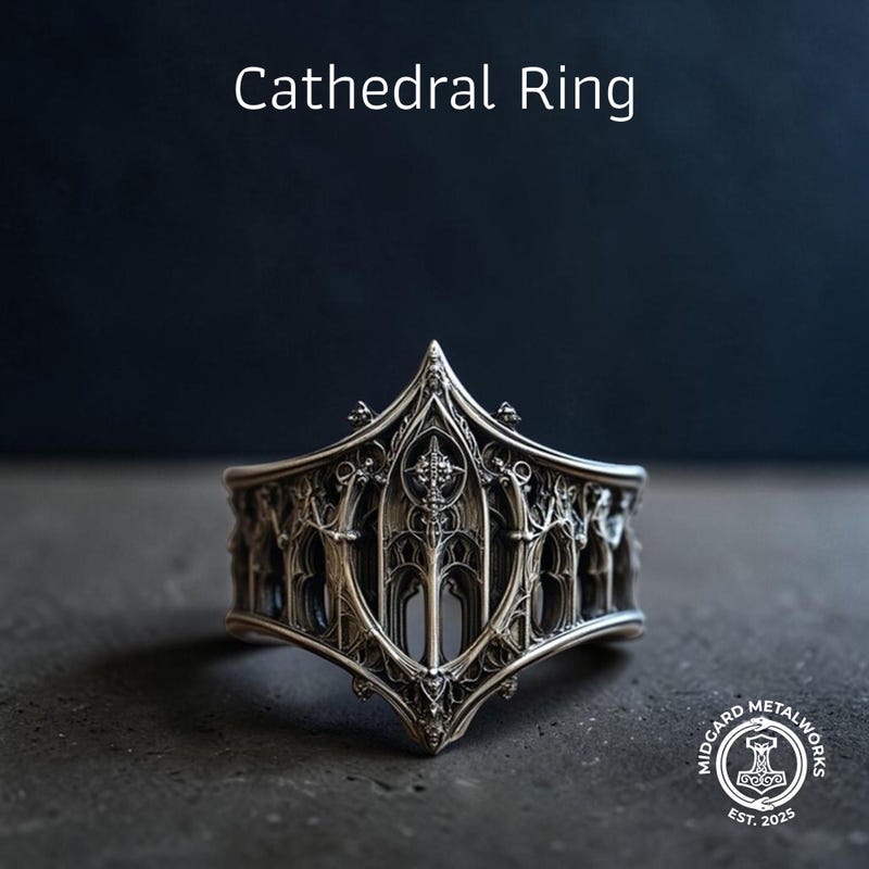Cathedral Ring - Etsy