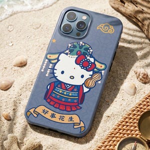 Hello Kitty in Traditional Dress phone case | Cute Kawaii Asian motif image 4
