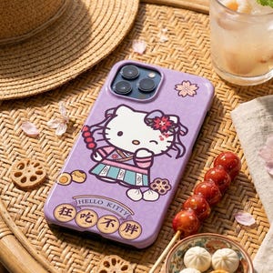 Hello Kitty Kimono phone case | Cute kawaii character phone case image 7