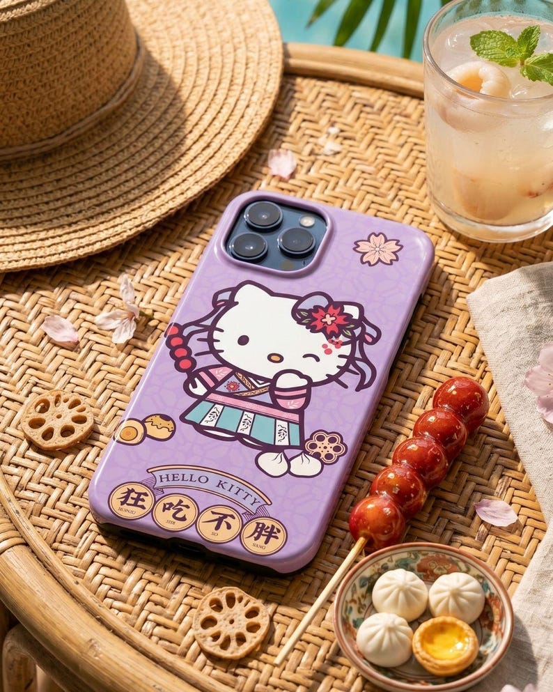 Hello Kitty Kimono phone case | Cute kawaii character phone case image 7