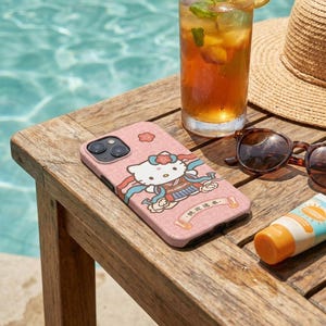 Hello Kitty in Traditional Dress Phone Case | Cute Pink Phone Case image 6