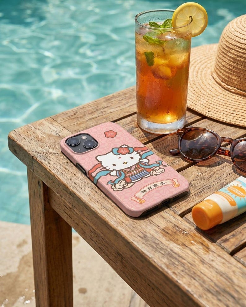 Hello Kitty in Traditional Dress Phone Case | Cute Pink Phone Case image 6