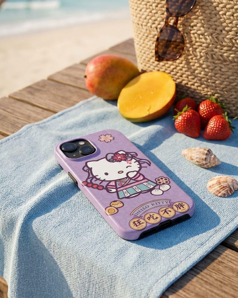 Hello Kitty Kimono phone case | Cute kawaii character phone case image 6