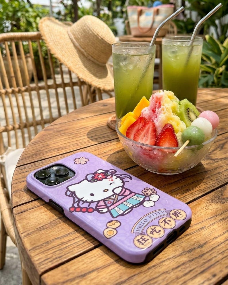Hello Kitty Kimono phone case | Cute kawaii character phone case image 5
