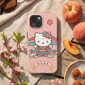 Hello Kitty in Traditional Dress Phone Case | Cute Pink Phone Case image 8