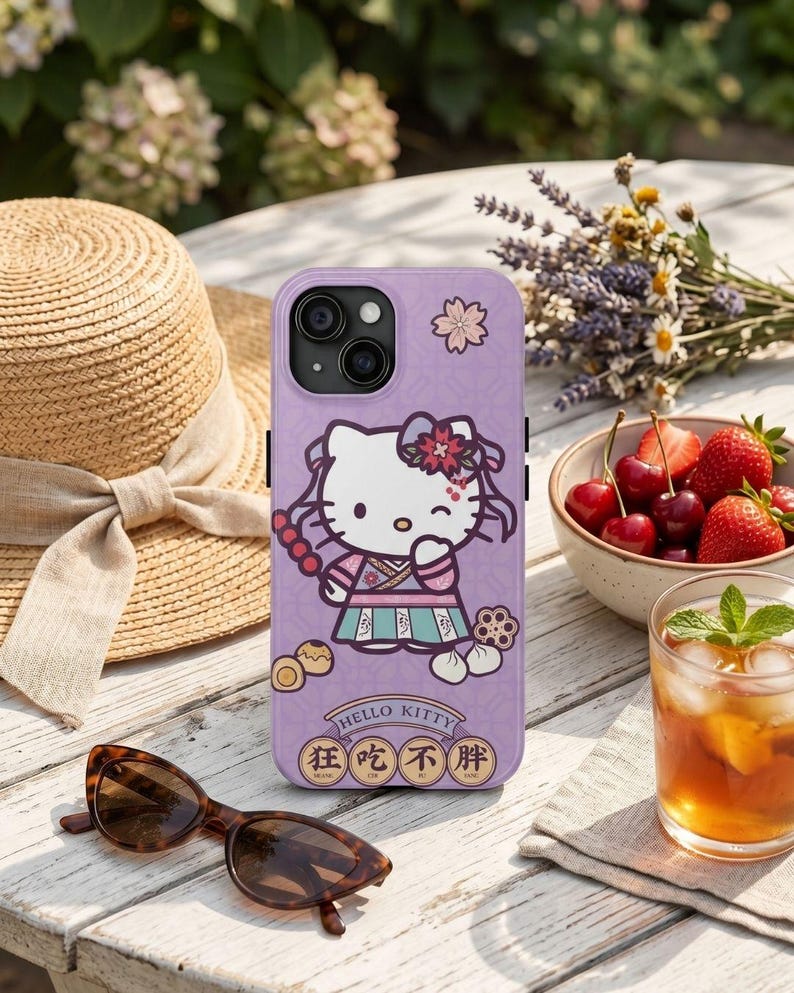 Hello Kitty Kimono phone case | Cute kawaii character phone case image 4