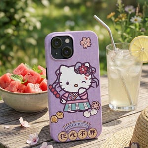 Hello Kitty Kimono phone case | Cute kawaii character phone case image 2