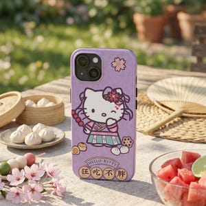 Hello Kitty Kimono phone case | Cute kawaii character phone case image 1