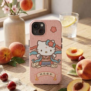 Hello Kitty in Traditional Dress Phone Case | Cute Pink Phone Case image 5