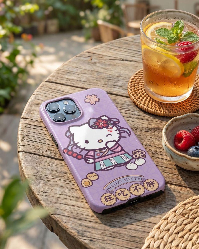 Hello Kitty Kimono phone case | Cute kawaii character phone case image 3