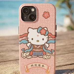 Hello Kitty in Traditional Dress Phone Case | Cute Pink Phone Case image 3