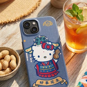 Hello Kitty in Traditional Dress phone case | Cute Kawaii Asian motif image 7