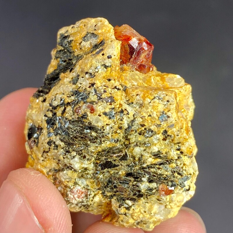 Geode Geological Formation Natural Zircon Crystal From Pakistan, Natural Terminated Zircon ...