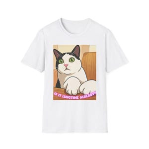 Is It Lunchtime  Unisex T-Shirt (Lovable Tomcats Galaxy & Pluto)