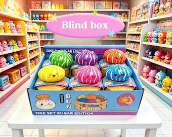 Juguete blando con forma de empanadilla, juguete antiestrés con purpurina de rebote rápido, juguete antiestrés con bollos a rayas de colores, juguete para apretar, regalo para aliviar la ansiedad sensorial