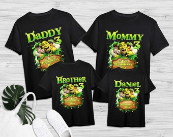 Personalized Shrek Family Birthday 