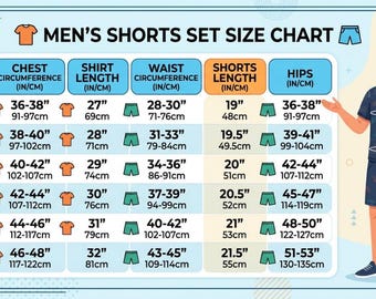 Completo di pantaloncini estivi da uomo su misura