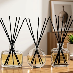 Fresh Sheets Reed Diffuser, Linen Cotton Musk Home Fragrance (5oz Eco Base)
