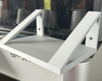 3D Printed Compact Wall Shelf – Decorative Storage for Living Room/Bedroom – Plant, Candle, Books – Choice of Colors