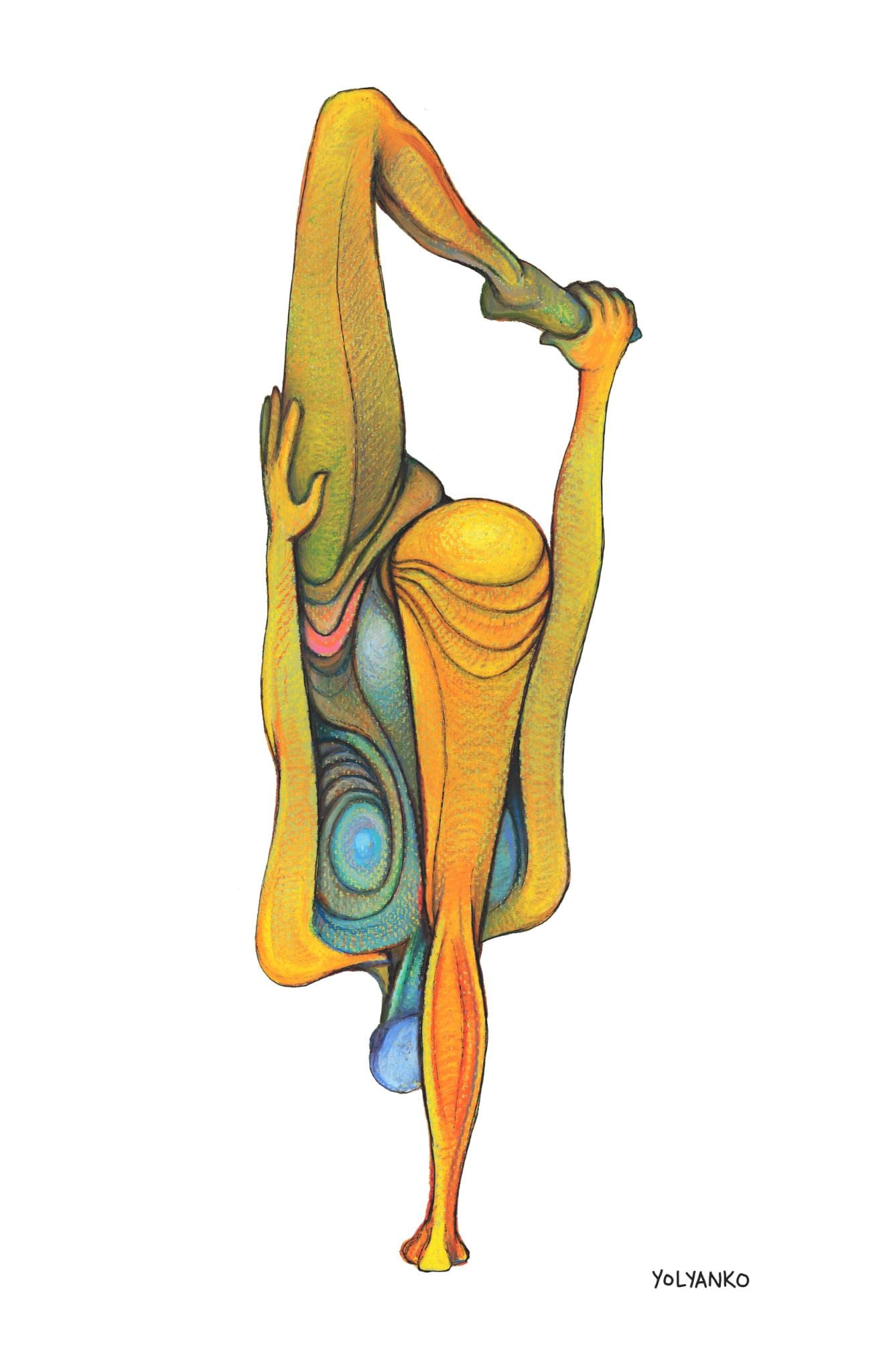 Inverted Yoga Pose | Downloadable Design for Decor and Meditation - Etsy