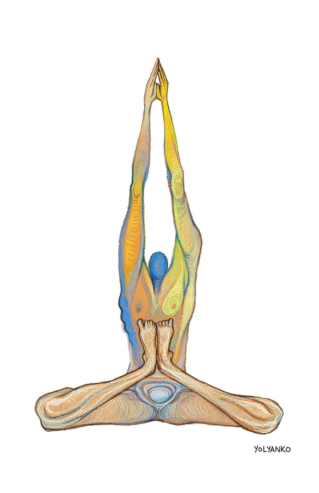 Sukhasana Yoga Pose | Downloadable Design for Decor and Meditation - Etsy