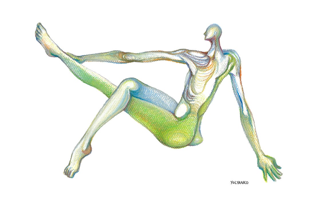 Twist Yoga Pose | Downloadable Design for Decor and Meditation - Etsy