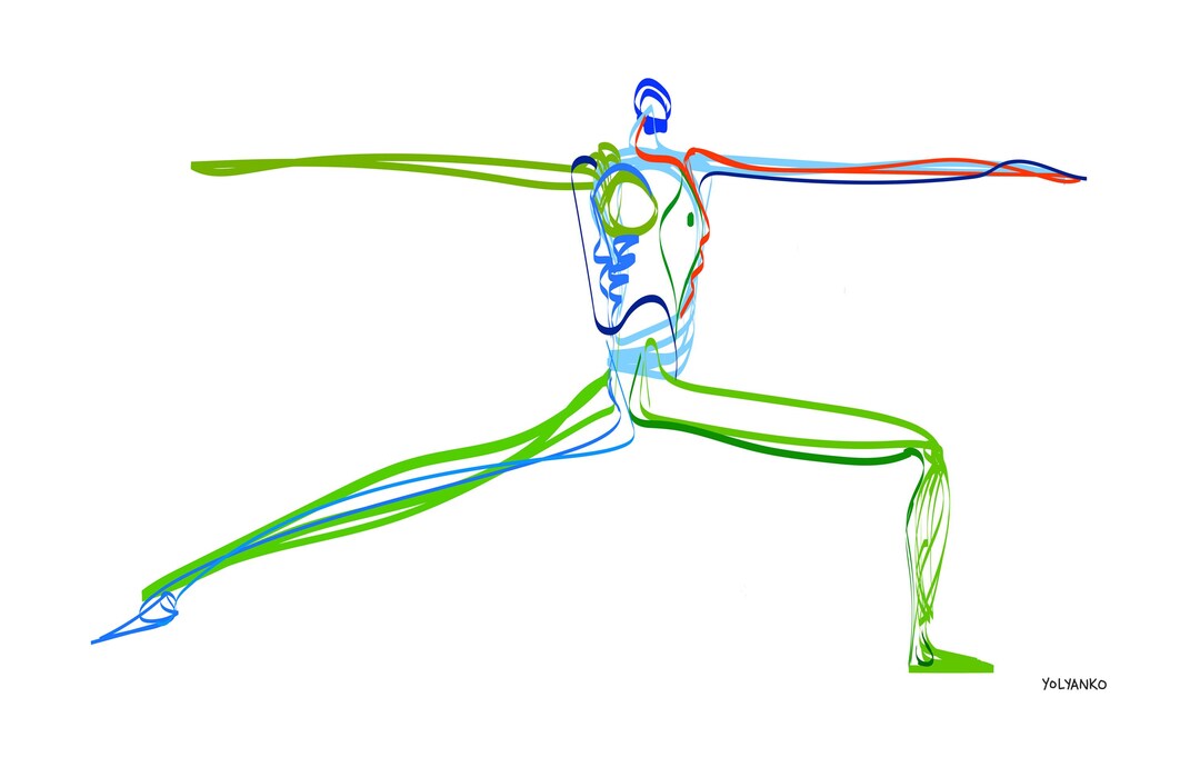 Asana Yoga | Yoga Pose | Downloadable Design for Decor and Meditation ...