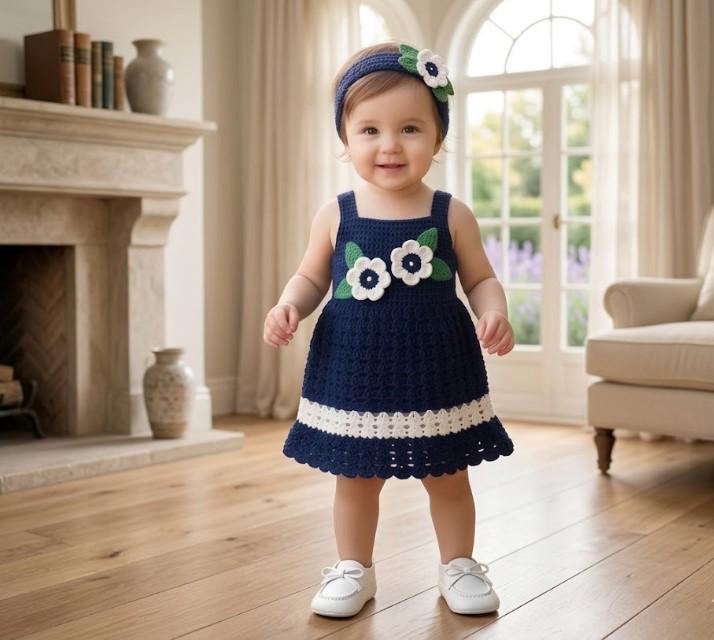 Summer Crochet Baby Dress Pattern