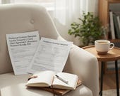 Freelancer Contract Template | Invoice Template | Client Agreement | Printable Business Bundle | Instant Download for VA, Independent Contra