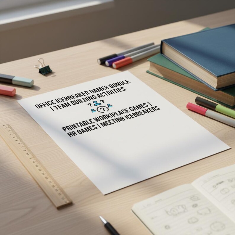 Office Icebreaker Games Bundle | Printable Team Building Activities ...