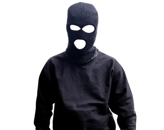 Ski Mask Hoodie - Lemonade Millionaires Removable Ski Mask