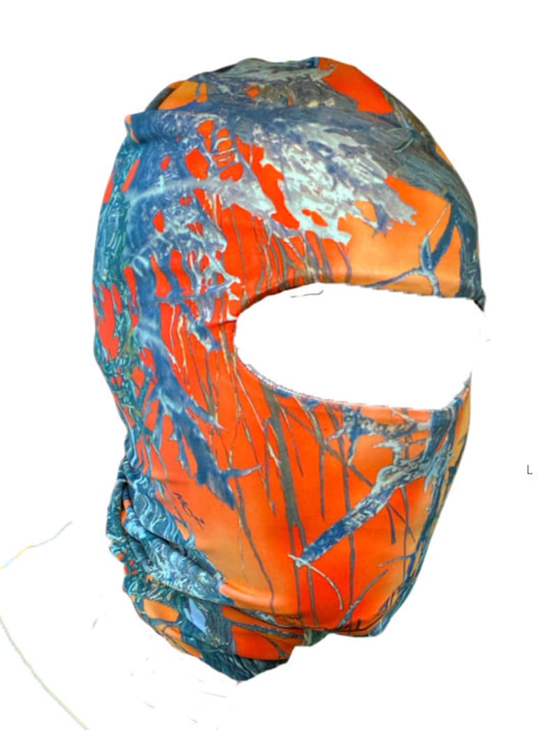 Camo Shiesty Orange Balaclava Ski Mask - Etsy