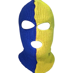 LA Rams/Michigan Blue and Yellow Ski Mask Two Tone