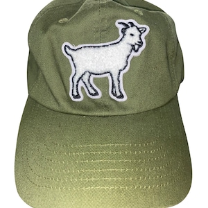 Goat Cap Hat Army Green Greatest of All Time