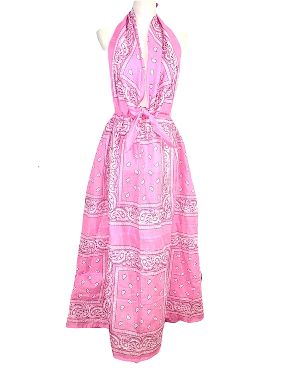 embroidered halter maxi dress Orchid Embroidered Sheer Hem Halter Maxi Dress - Light Blue 6