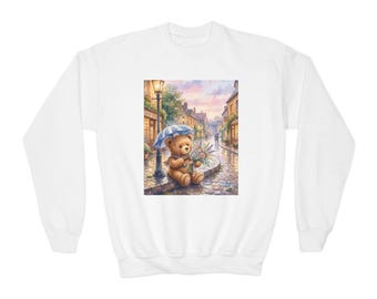 Jeugdsweater met ronde hals