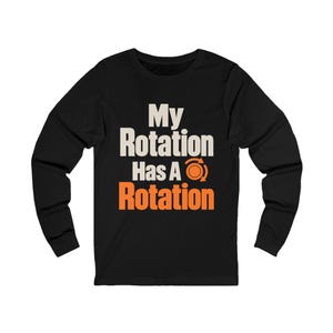 Meine Rotation hat eine Rotation | Langarmshirt des Hyperfixation Meal Clubs | Geschenk für Fitness- und Meal-Prep-Fans