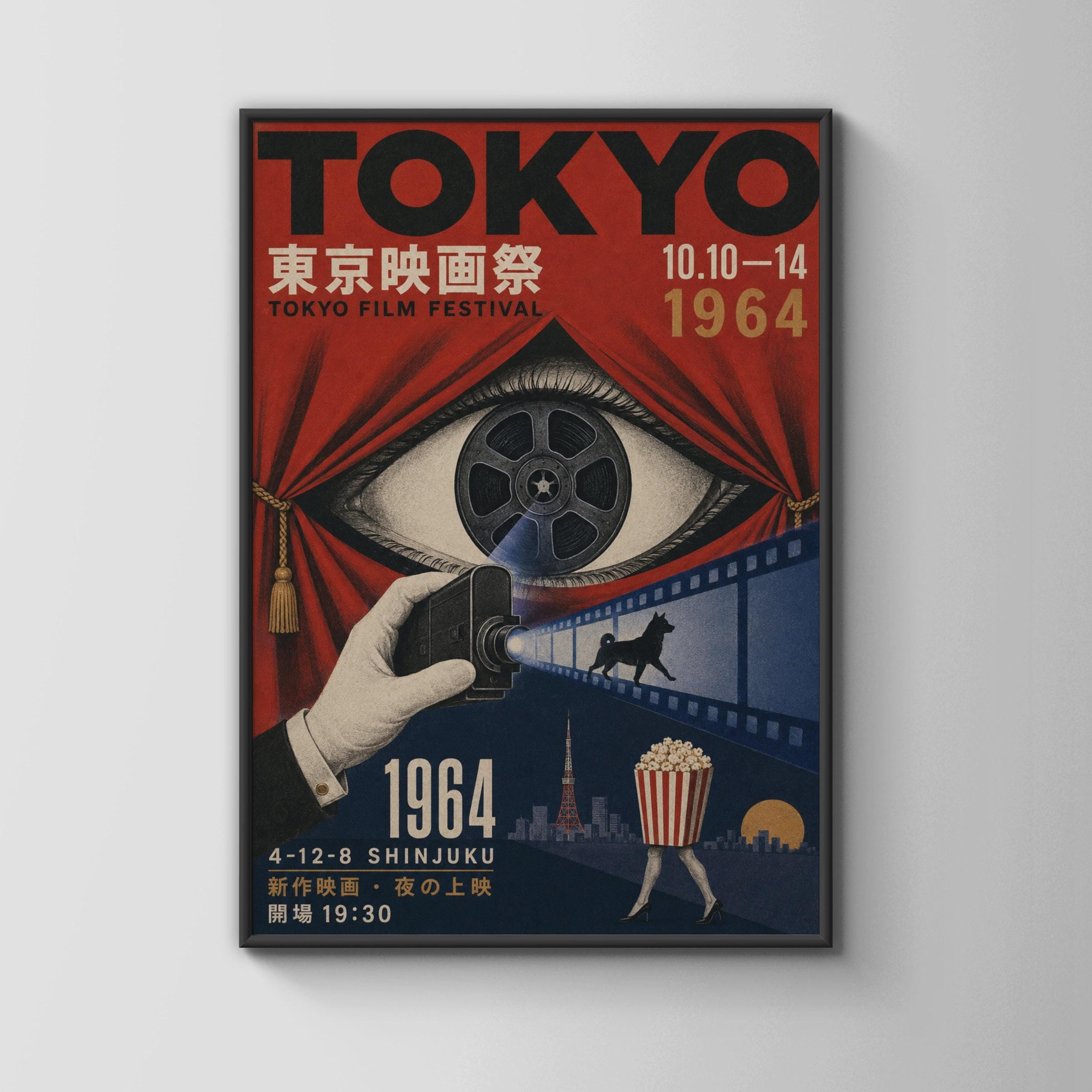 60s Japanese Poster - Etsy