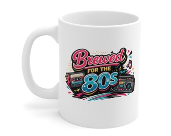 80s Retro Nostalgic Coffee Mug - Nostalgic Music Lover Gift