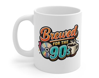 90s Retro Nostalgic Coffee Mug – Music Lover Gift