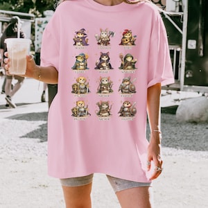 Dungeons And Animals Shirt, Retro DnD Shirt, Role Playing Game Comfort Colors T-Shirt, Funny Animals Shirt, Funny D&D Animals Tee