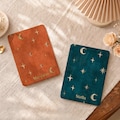 Retro Moon Stars Kindle Case with Strap for Paperwhite 12th 7" 11th 6.8", Celestial Detachable Cover for Kindle 11th 6", Colorsoft,Kobo Case product logo
