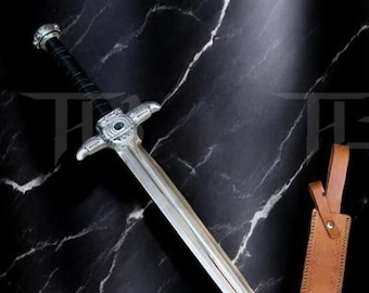 Carbon Steel Sword Takumi Blades 匠 39" – Masters of the Universe Prop Display – Retro Sci-Fi Art